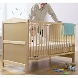Saplings Gemma Nursery Cot Bed Natural 140x69cm (Mattress Not