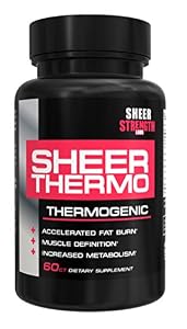 Sheer Strength Labs Sheer Thermo Fat Burner Thermogenic Weight Loss Supplement, 60 Natural Veggie Capsules