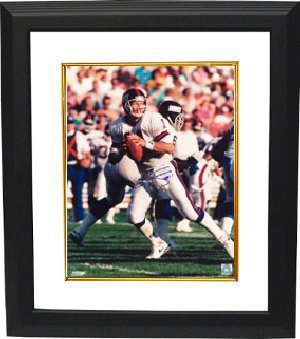 Phil Simms signed New York Giants 16x20 Photo Custom Framed