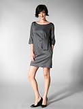Robert Rodriguez Origami Dress in Gunmetal