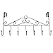 Marrywindix 7 Hooks Bronze Metal Over the Door Rack Hanger Hooks Organizer