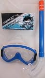 Osprey Adult Swimming Aviator Design Mask and Frogmen Design Snorkel Set Ideal for Beginners