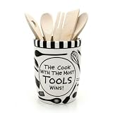 Our Name Is Mud designed by artist Lorrie Veasey, Kitchen Utensils & Holder Set Utensils, 6-1/2-Inch