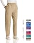 Medline ComfortEase Two Pocket Scrub Pants - Midnight Blue, Large - Model 8850JNTL