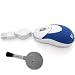Travel Size Optical Mouse for all Dell Netbooks and Notebooks - with Retractable USB Cord ***Includes Cleaning Brush Air***