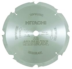 Hitachi 18109 8-Teeth Polycrystalline Diamond 12-Inch Dry Cutting Hardiblade Saw Blade