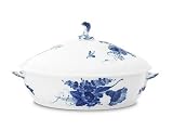 BLUE FLOWER CURVED OV. COV'D. VEG. 1.5 QT