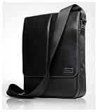 Knomo - STI003 - Sac Bandouli&egrave;re verticale pour MacBook Pro 15" - Noir