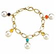 Paspaley South Sea Cultured Circle Pearl Charm Bracelet