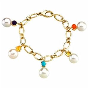 Paspaley South Sea Cultured Circle Pearl Charm Bracelet