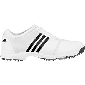 Buy adidas Tech Response 3.0 Golf Shoe (White White Black) by adidas