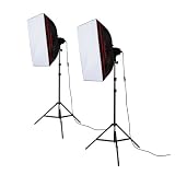 PhotoSEL LS21E52 Professional Softbox Studio Lighting Kit with 2x85w 5400K CRI>90 Bulbs, 40x60cm Softboxes” /></a></p>
<ul>
<li>Continuous Lighting 5400K, 85W (500w equivalent) pure white daylight bulbs</li>
<li>Provide soft lighting or hard lighting effect</li>
<li>General colour rendering index CRI > 90</li>
<li>Suitable for use with any Backgrounds, Photography Table and Light Tent</li>
<li>Assembly instruction can be found by searching “PhotoSEL LS21E52″ at youtube</li>
</ul>
<p>If you have been trying to shoot pictures with an accurate colour representation of the items you are photographing it is very likely that you have been relying on special filters and/or software editing to improve the results. With the PhotoSEL LS21E52 Professional Studio Light Set, this may well be a thing of the past. Rather than providing inferior quality 6400K bulbs (as many other sellers do), this package includes 2 high quality 5400K bulbs which produce the ideal light colour temperature </p>
<p><div style=