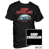 Friday the 13th Camp Counselor Black Adult Tee Shirt