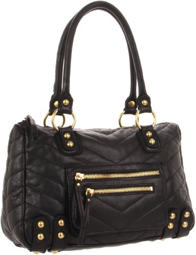 hand bag by Linea Pelle Women's Dylan Chevron Large Satchel
