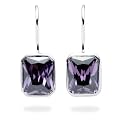 Rafaela Donata Argento Classico Damen-Ohrh�nger 925 Sterlingsilber Zirkonia violett 60800018