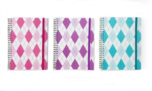Carolina Pad Notebound Colors Journals, Assorted Colors, 8.125-Inch x 5.875-Inch , 100 Sheets , 6 Count(10564)