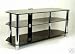 Black Glass Chrome Lcd Plasma TV Stand GT5 42