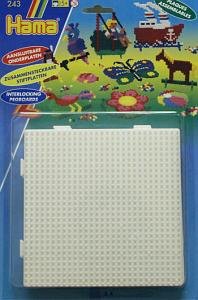 Childrens Toyshop  Toys : Hama Beads - 4 Large Square Pegboards (Midi Beads)