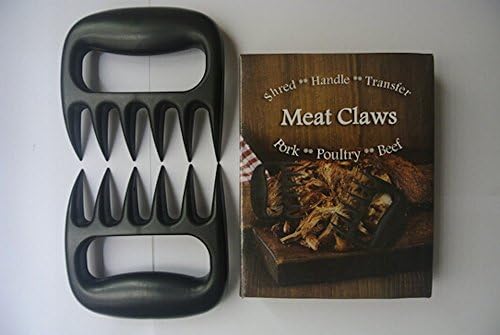 Meat Claws - Shayan Meat Claws - Meat Bear Claws - Meat Claws for Barbecue - Heat Resistant Meat Claws - Meat Handler Claws - Pair of Meat Claws - Meat Shredding Claws - Beef,chicken, Poultry. (Black)