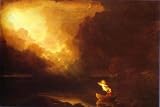Cole, Thomas - The Voyage of Life: Old Age. Hand Painted Reproduction Oil on canvas - size 24x36 framed