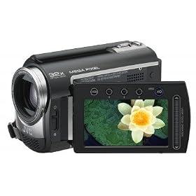 JVC Everio GZ-MG465B - Camcorder - widescreen - 1.07 Mpix - optical zoom: 32 x - HDD : 60 GB