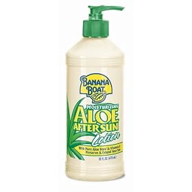 Banana Boat Aloe After Sun Lotion, 16-Ounce Bottles (Pack of 4)
