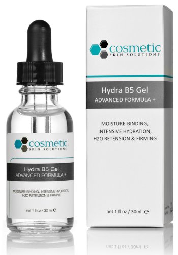 Hydra B5 Gel Advanced Formula + 1 fl oz / 30 ml - Moisture-enhancing gel enriched with vitamin B5 and hyaluronic acid. Intensive hydration, H20 retension & firming.