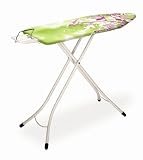 Ironing Board Extra Wide w/ Iron Rest (49×18) Ivory Frame & Floral – B