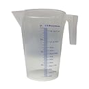 WirthCo 94130 Funnel King General Purpose Graduated Measuring Container - 1 Liter Capacity