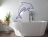 Best Quality Vinyl Wall Sticker Decals - Dolphin ( Size: 12in x 12in - Color: yellow ) - No: 1057