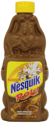 Nesquik Rolo Chocolate Caramel Syrup, 510ml Bottle