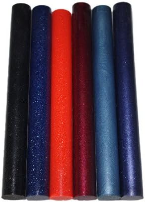 Bowling Ball Pen Blanks Bundle - 6 Blanks 3/4"X6", with Sandpaper and Polishing Cloth, Made in USA, Turn and Machine Like Butter