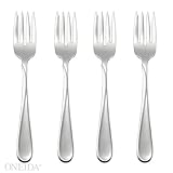 Oneida Flatware Satin Flight Salad Forks Set Of 4