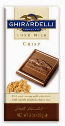 Ghirardelli Luxe Milk Crisp Bar, 2.81-Ounce Boxes (Pack of 12) by Ghirardelli