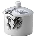 Royal Worcester Black Peony Sugar Bowl 1 cup and Creamer 10 ounce