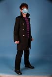 Japanese Anime Katekyo Hitman Reborn Cosplay Costume - Belphegor 1st Ver Set X-Small