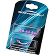 16 Gauge Purple Cone 4 Pair Interchangeable Eyebrow Pack