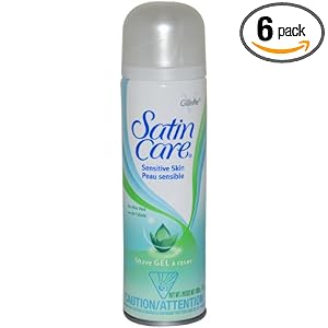 6-Bottle Satin Care Sensitive Shave Gel 7-Ounce Bottle $10.23