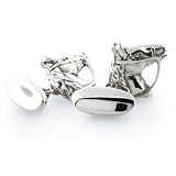 Bling Jewelry Men Sterling Silver Equestrian Horse Cufflinks