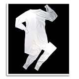 Coldmaster - Mens Union Suit, White
