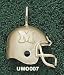 Univ Of Missouri M Helmet Charm/Pendant -14K/10K, Stainless Steel or Gold Plated