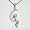 Angel Moon Cultured Pearl Silver Pendant w. Silver Chain Necklace (18