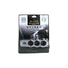 3 Prise allume-cigare USB Port 12V Dolphix