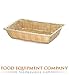 Tablecraft 1189W Basket 16" x 11-1/4" x 3" rectangular natural - Case of 6