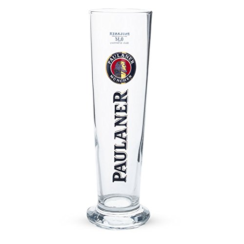 Paulaner Footed Stange Beer Glass - 10.14 oz