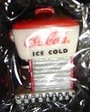 Coke Miniature Shadow Box - Checkerboard Base Dispenser