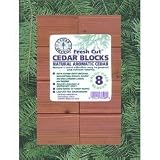 Cedar Aroma Blocks - Set of 8 (Cedar) (2.75 H x 2 W x .75 D)
