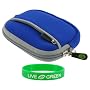 Neoprene Sleeve Case (Dark Blue) for Nikon Coolpix S570 Digital Camera Black