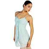 Adult Camisole Dress With Mesh Overlay - P701 at Body Wrappers