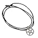 Doinshop New Nice Cute Lovely Star of David Pendant Necklace Choker Chains Charm Black Leather Cord